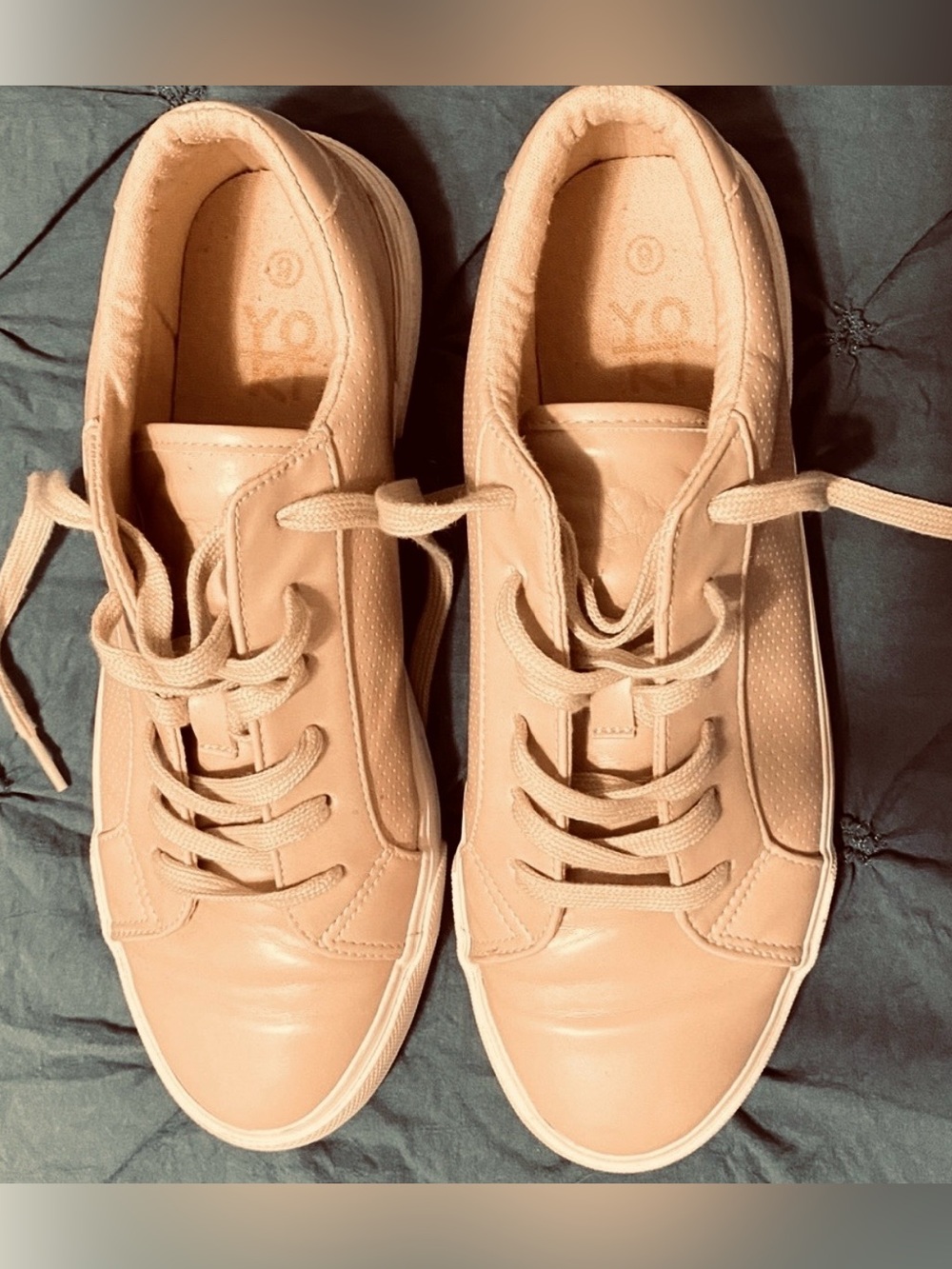 Yoki MORE PINK & Beige Sneakers. EUC